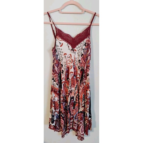 Target Women's Multicolored Spaghetti Strap Boho Dress‎ - Picture 1 of 6